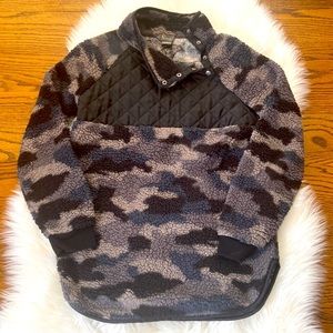 Natural Reflections Sherpa Camo Pullover
